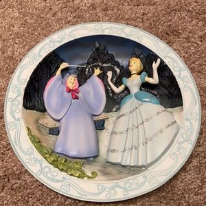 Cinderella: Disney’s Animated Classics 3-D Decorative Plate- Original Box